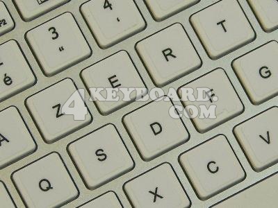 Mac Belgian French keyboard stickers