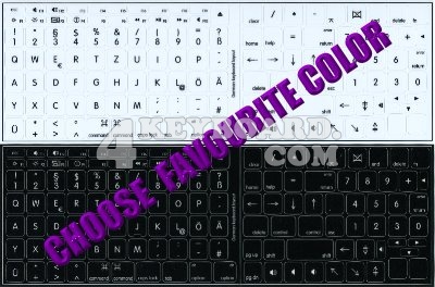 Click to enlarge Mac German stickers