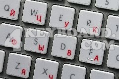 Mac Russian Keyboard sticker