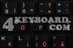 mac_swedish Keyboard sticker