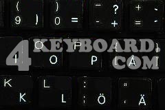 mac_swedish Keyboard sticker