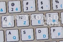 Mac English - French AZERTY Keyboard sticker