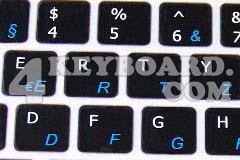 Mac English - German Keyboard sticker