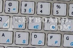 Mac English - German Keyboard sticker