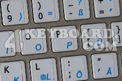 Mac English - German Keyboard sticker