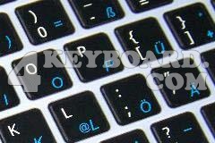 Mac English - German Keyboard sticker