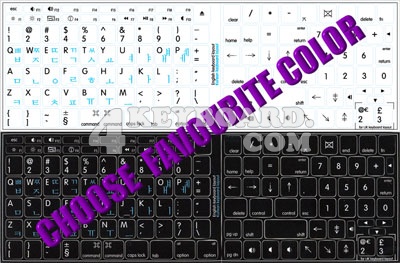 Click to enlarge Mac English - Korean stickers
