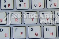 Mac English - Lithuanian Keyboard sticker