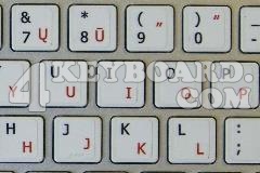 Mac English - Lithuanian Keyboard sticker