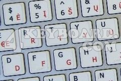 Mac English - Lithuanian Keyboard sticker