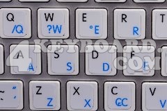 Mac English - Portuguese Brazilian Keyboard sticker