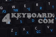 Mac English - Portuguese Brazilian Keyboard sticker