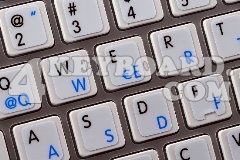 Mac English - Spanish (Latin America) Keyboard sticker