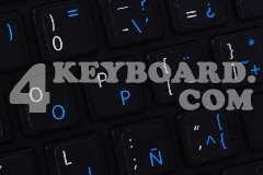 Mac English - Spanish (Latin America) Keyboard sticker