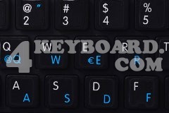 Mac English - Spanish (Latin America) Keyboard sticker