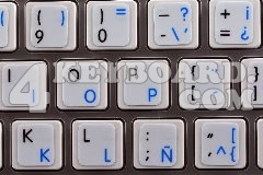 Mac English - Spanish (Latin America) Keyboard sticker