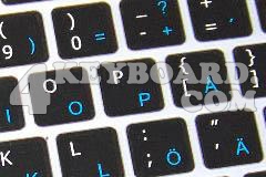 Mac English - Swedish / Finnish Keyboard sticker