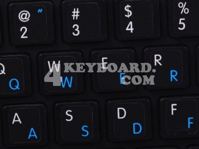 Mac English - Croatian/Slovenian Keyboard sticker