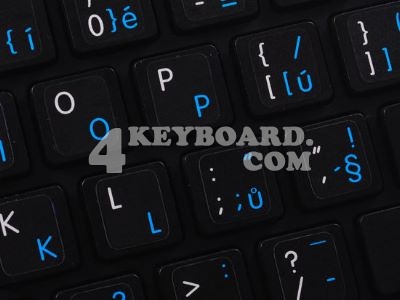 Mac Czech English Keyboard sticker