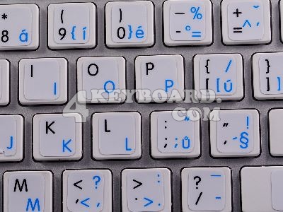 Mac Czech English Keyboard sticker