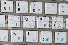 Mac English - Danish Keyboard sticker