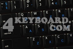 Mac English - Danish Keyboard sticker