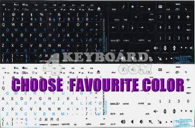 Click to enlarge Mac English - Danish stickers