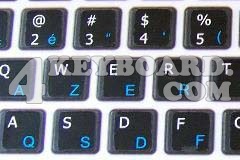 Mac English - Belgian French Keyboard sticker