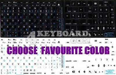 Click to enlarge Mac English - French Belgian stickers