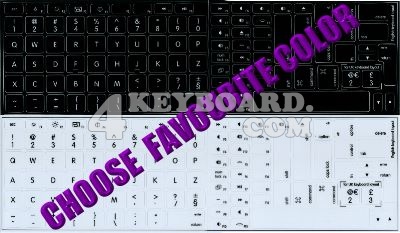 Click to enlarge Mac English stickers