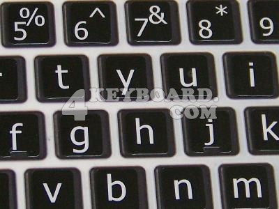 Mac English Large Lettering stickers