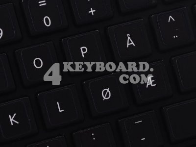 Mac Norwegian Keyboard sticker