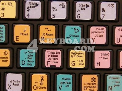 Motu keyboard stickers