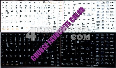 Spanish Keyboard sticker