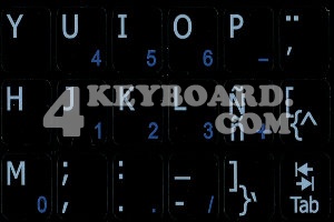 Spanish Keyboard sticker