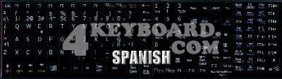 Spanish Keyboard sticker