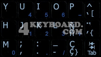 Spanish Keyboard sticker