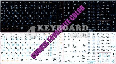 Spanish Keyboard sticker