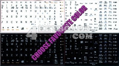 Swedish Finnish Keyboard sticker