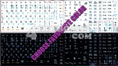 Swedish Finnish Keyboard sticker