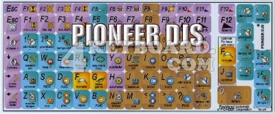 Click to enlarge PIONEER DJS keyboard stickers