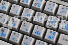 Polish keyboard sticker