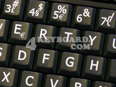 Portuguese LARGE LETTERING keyboard stickers
