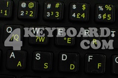 Portuguese Brazilian keyboard sticker