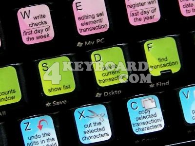 QuickBooks keyboard stickers