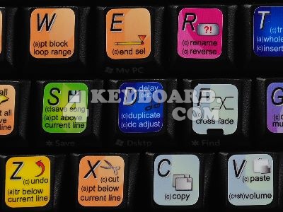 RENOISE keyboard stickers