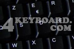 Belgian French Keyboard sticker