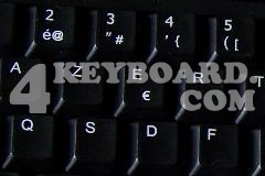 Belgian French Keyboard sticker