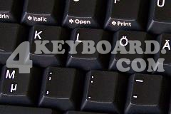 German Keyboard sticker