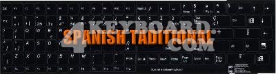 Spanish (Traditional) Keyboard sticker